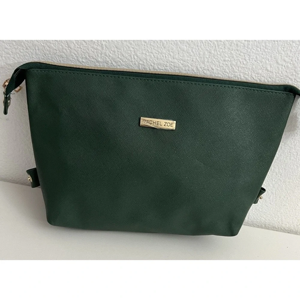 Rachel Zoe‎ Green Makeup & Travel Bag NWOT